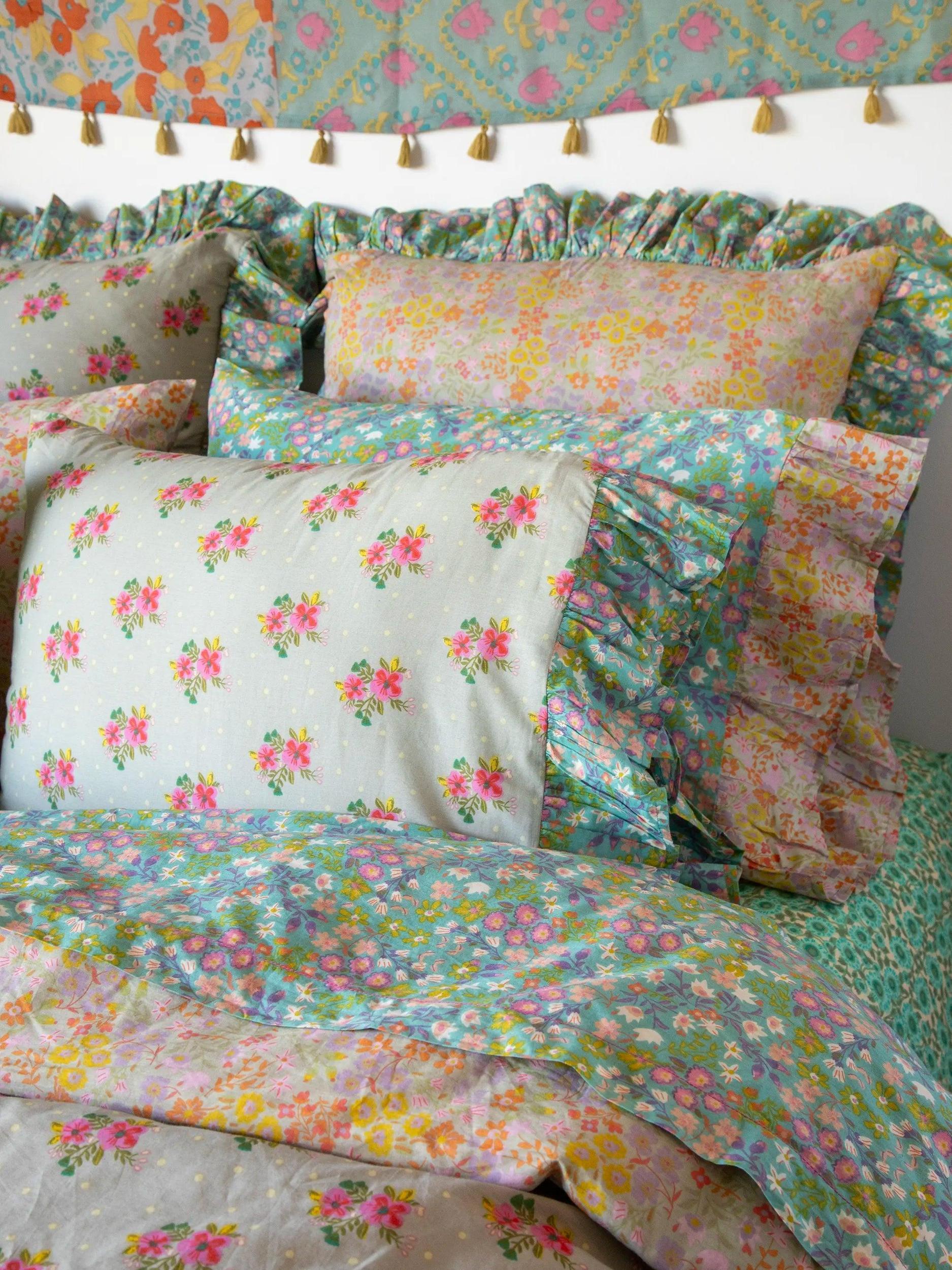 So Soft Cotton Reversible Duvet Cover - Nora Product Image