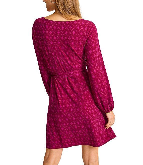 Tommy Bahama Diamond Cay Carmela Boat Neck Long Balloon Sleeve Knee Length Dress Product Image