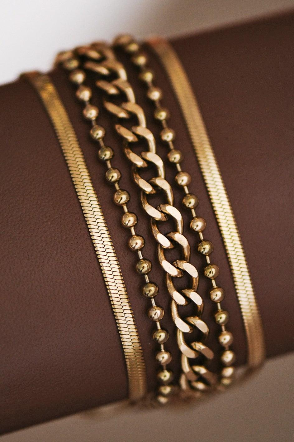 Steel Chain Link Bracelet Product Image
