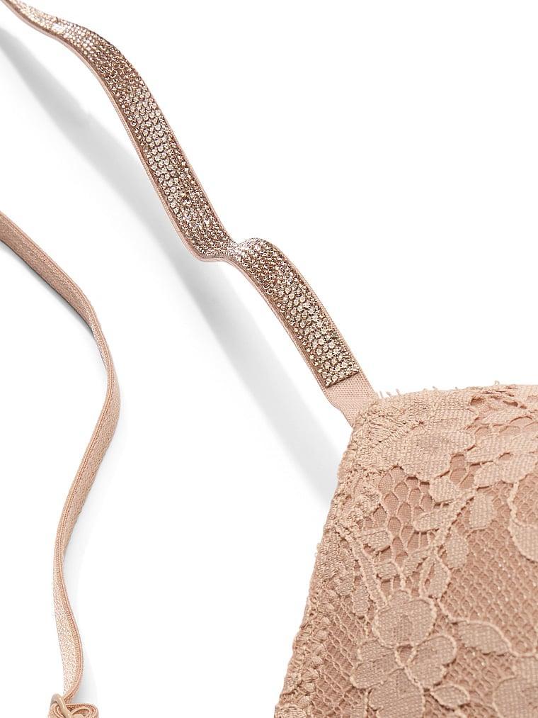 Twinkle Strap Lace Push-Up Bra Product Image