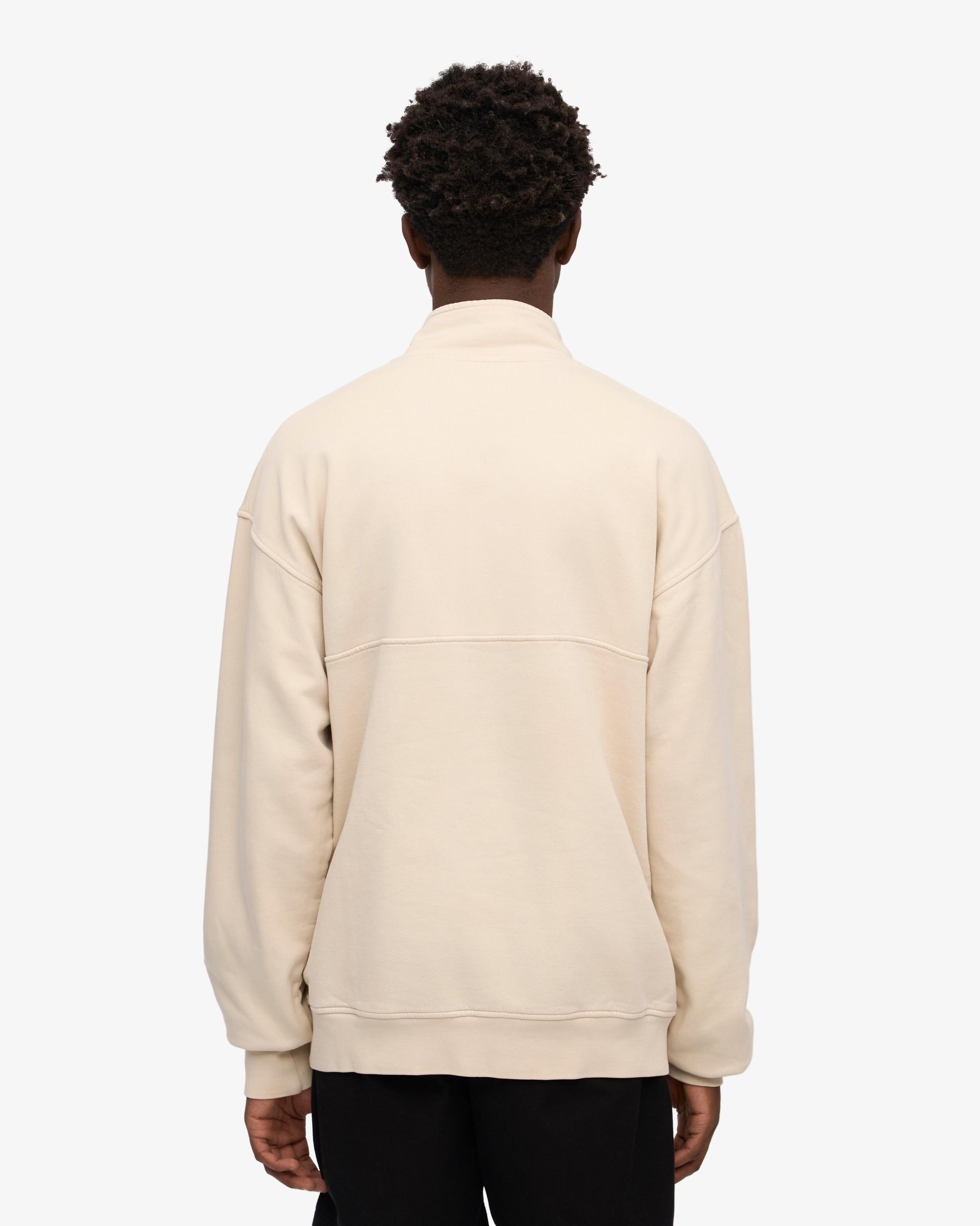 Organic Quarter Zip - Ivory White Product Image