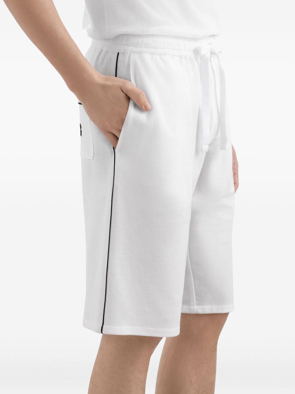 contrast-trim track shorts Product Image