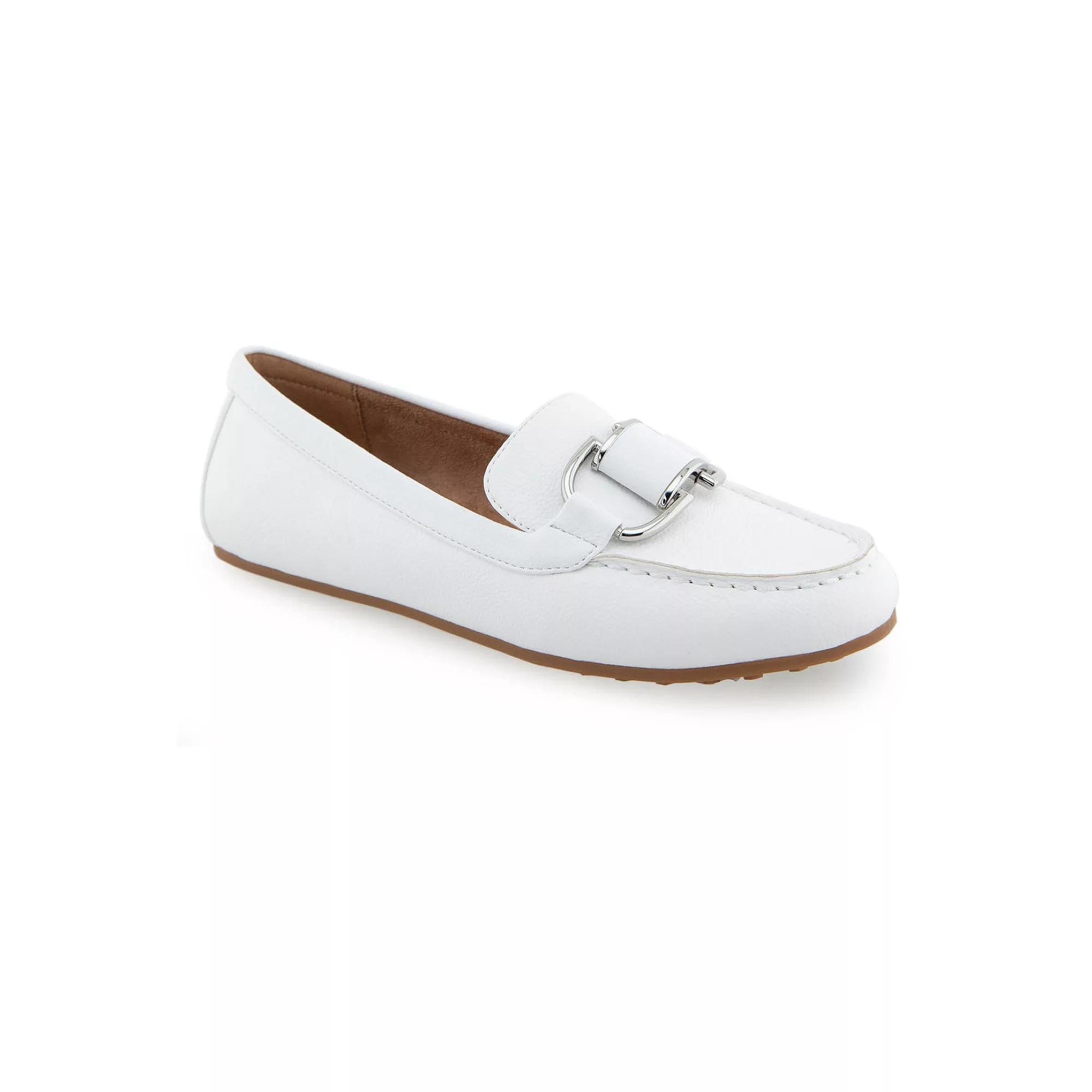 Aerosoles Denver Women's Dress Loafers, Size: 6 Wide, White Pu Product Image