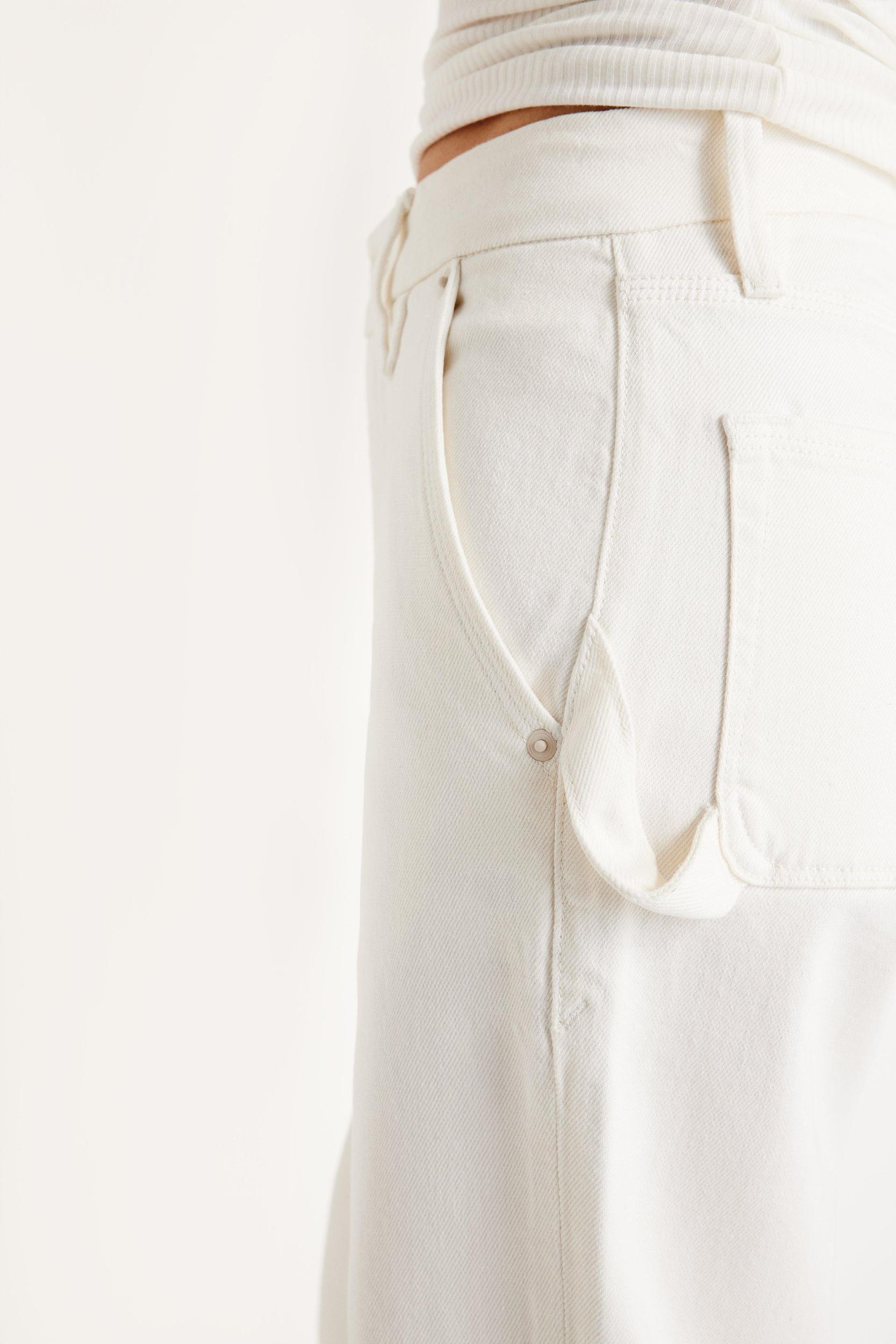 GOOD '90S PETITE CARPENTER JEANS | CLOUD WHITE Product Image