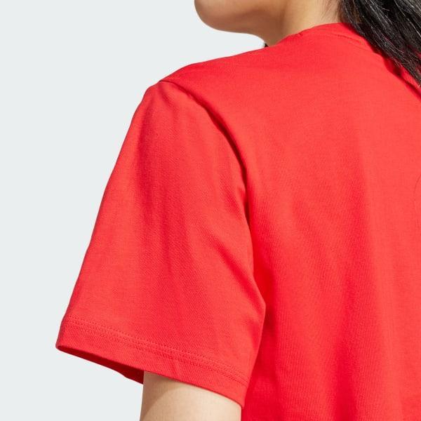 Womens adidas Essentials Small Logo Cotton T-Shirt Product Image