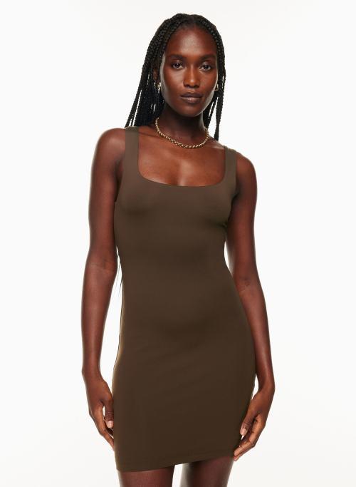 contour squareneck mini dress Product Image