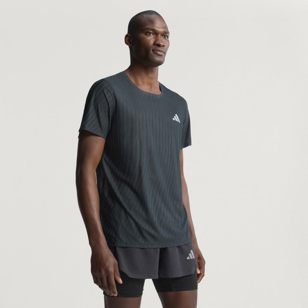 adidas Adi365 Running CLIMACOOL+ T-shirt Black M Mens Product Image