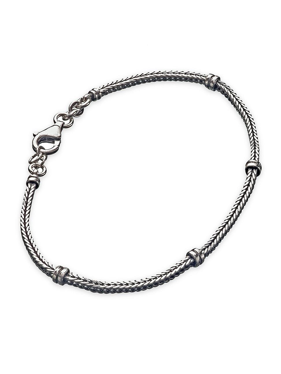 Jan Leslie Sterling Silver Herringbone Bracelet Product Image