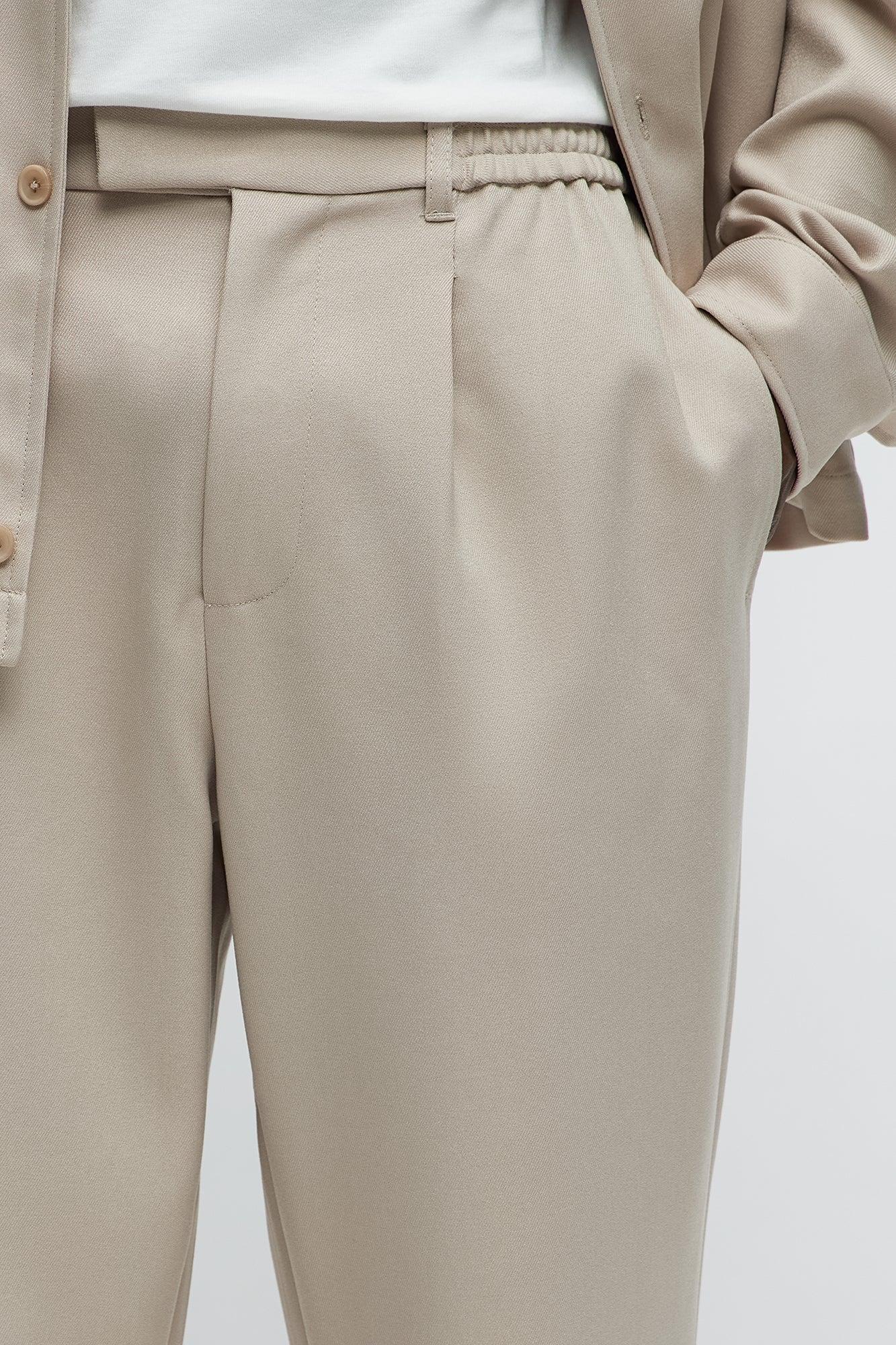 Slim Mara Hybrid Trousers - Tan Product Image