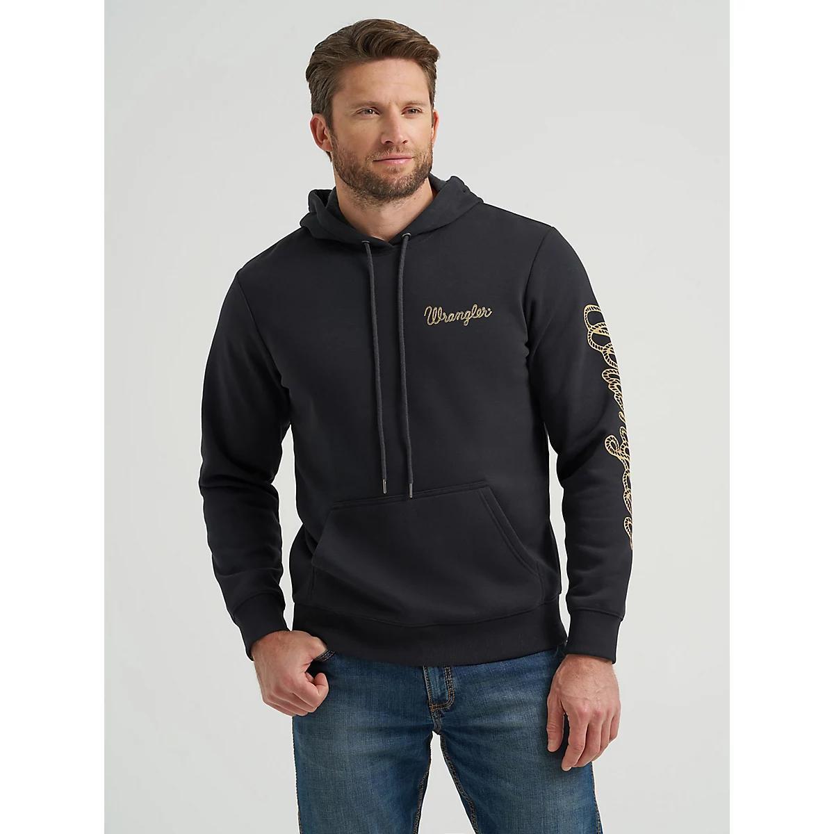 Men's Wrangler® Rope Logo Hoodie | Men's SHIRTS | Wrangler® Product Image