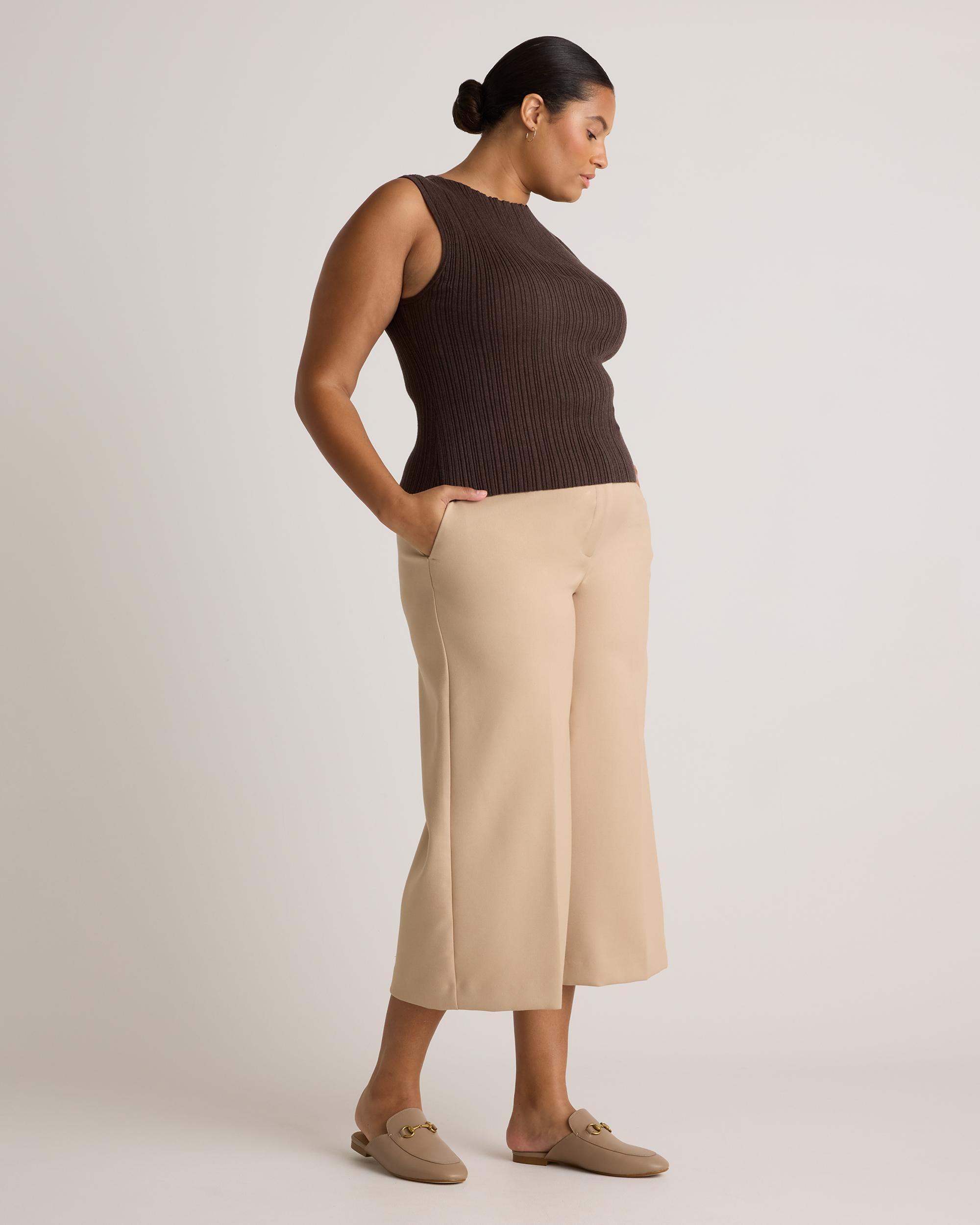 Quince | Women's Cotton Cashmere Ribbed Tank Top Product Image