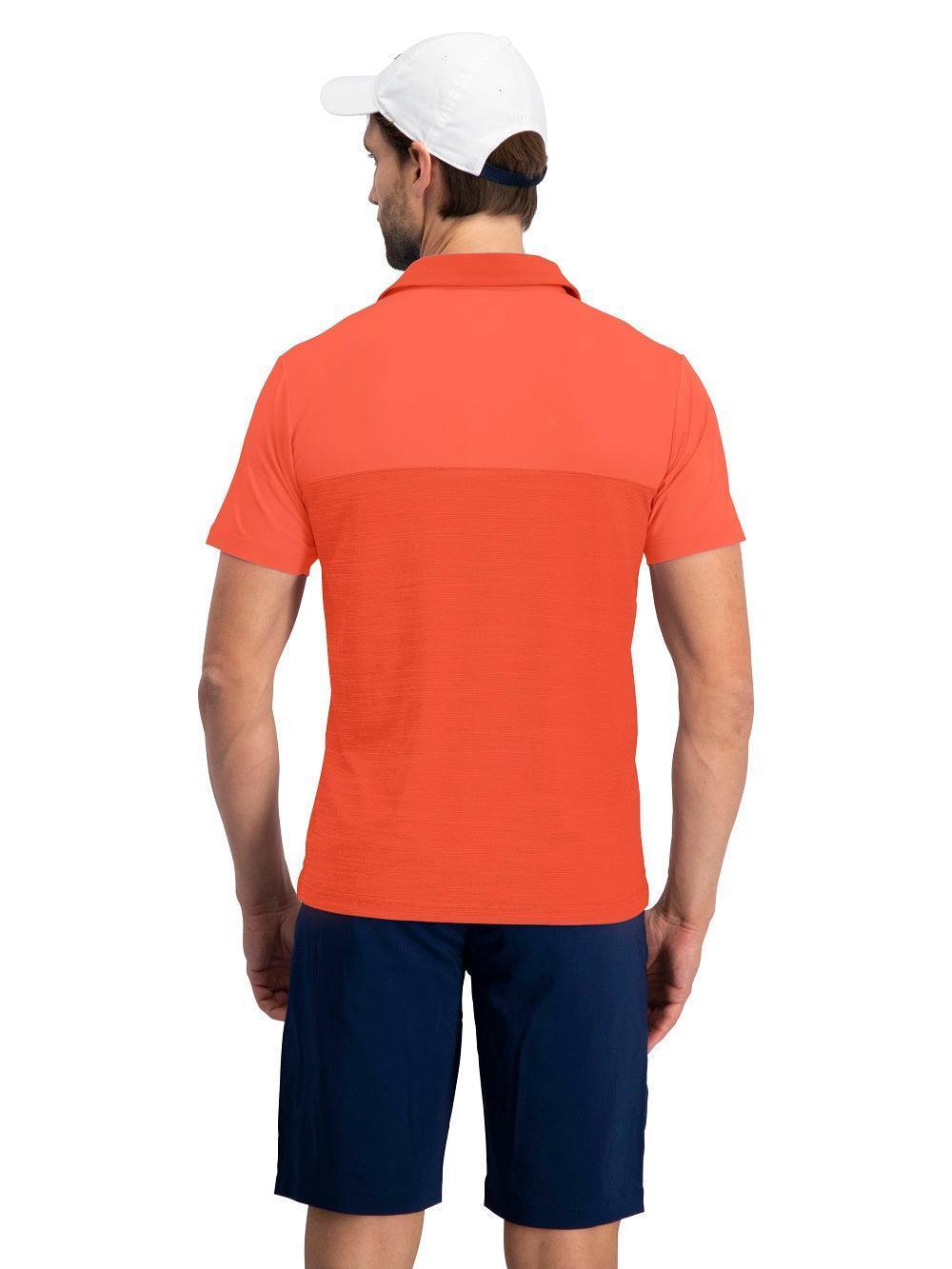 Three Sixty Six Men's Heathered Two-Tone Golf Polo Male Product Image