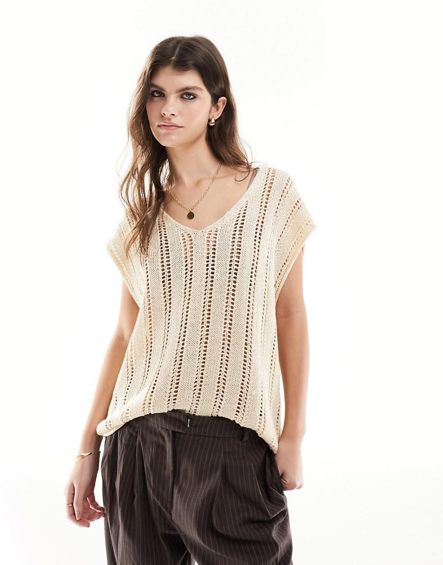 ASOS DESIGN knitted collar tank Product Image