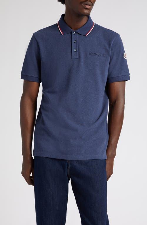 Mens Classic Flag-Trim Polo Shirt Product Image