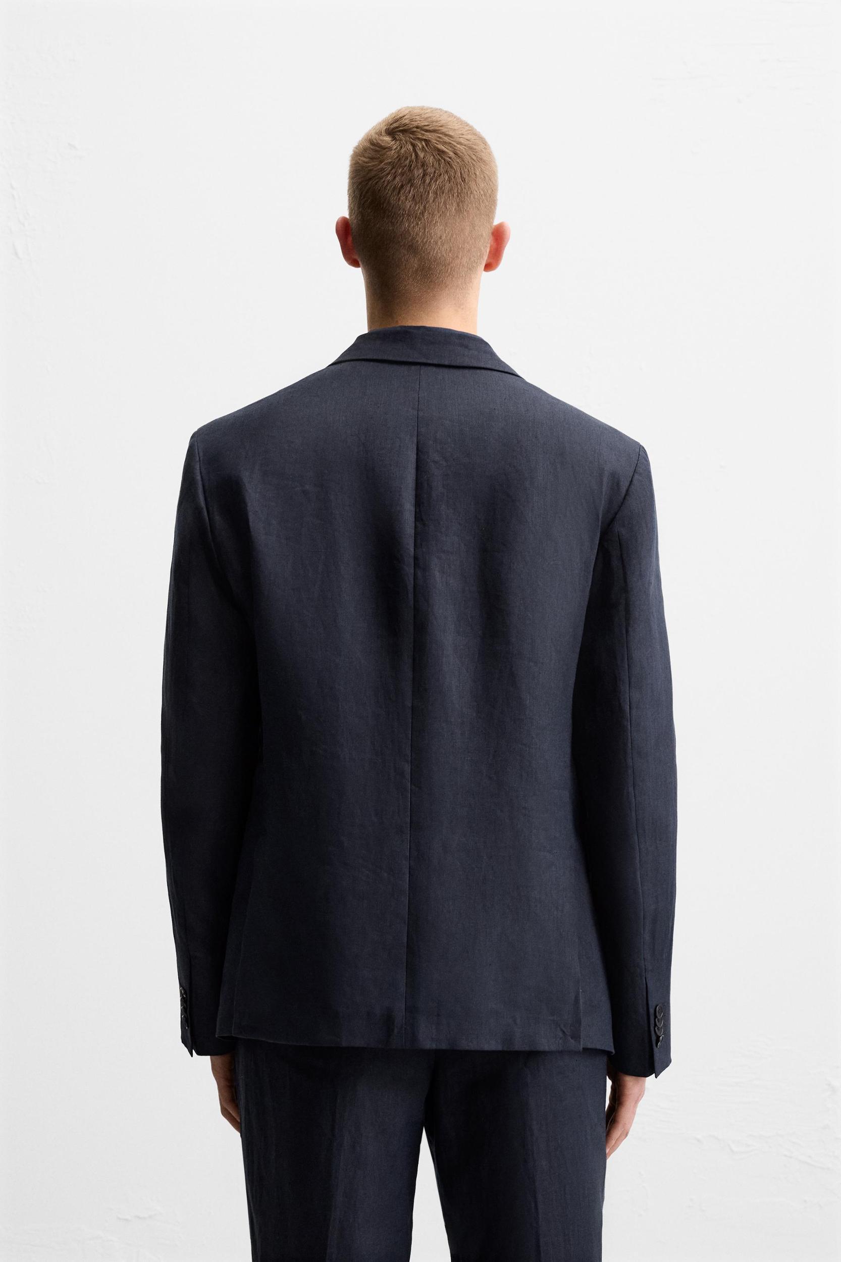 100% LINEN SUIT BLAZER Product Image