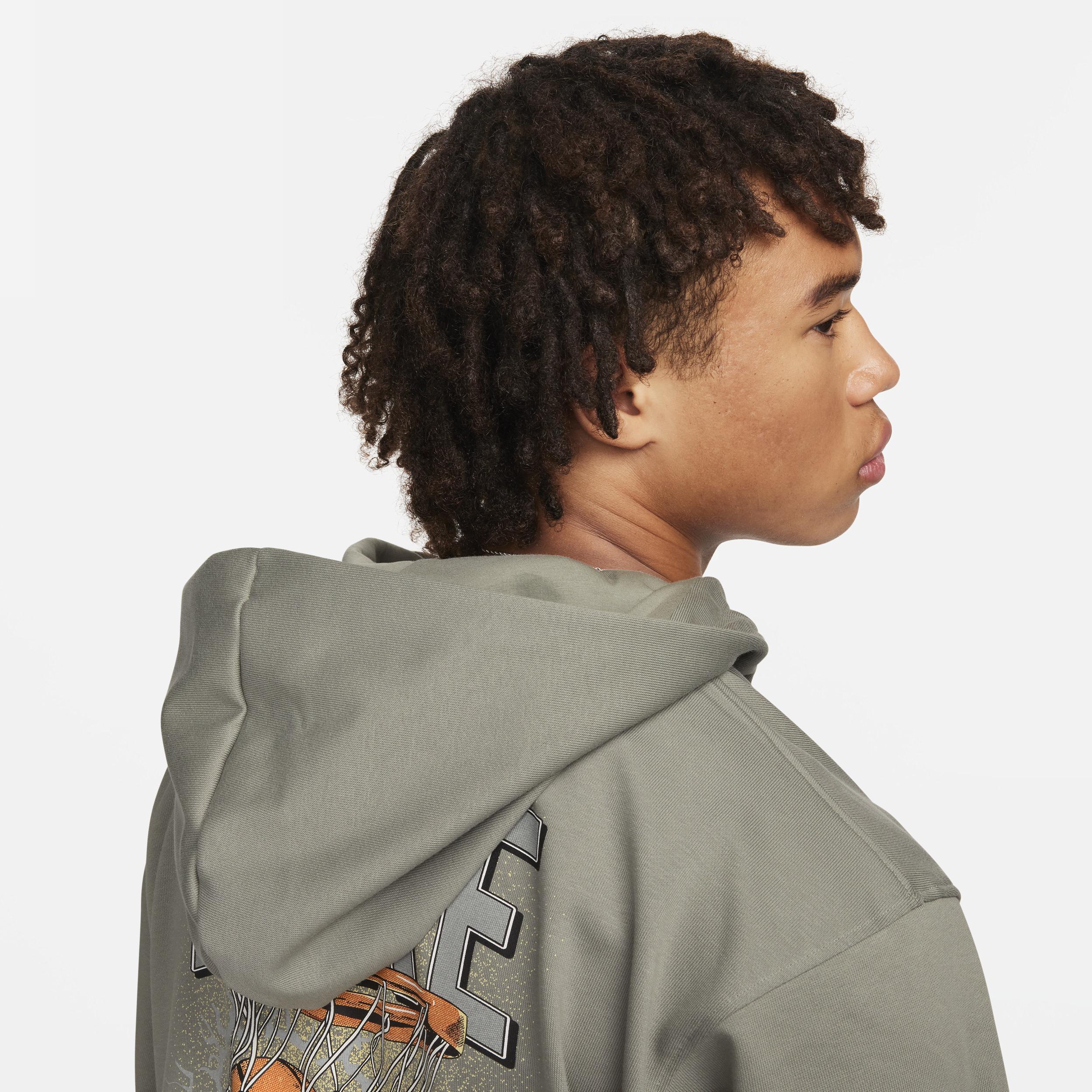 Nike Standard Issue Men's Dri-FIT French Terry Pullover Basketball Hoodie Product Image