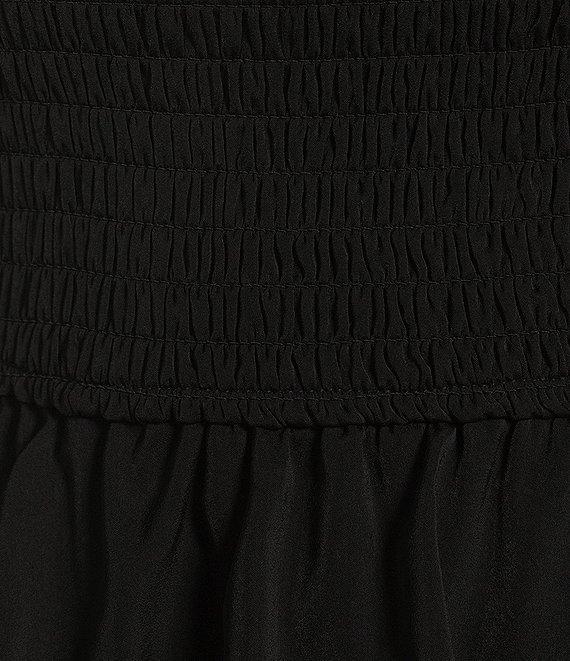Allison & Kelly Long Sleeve Smocked Triple Tiered Dress Product Image