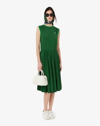 Women's Sleeveless Pleated Dress Product Image
