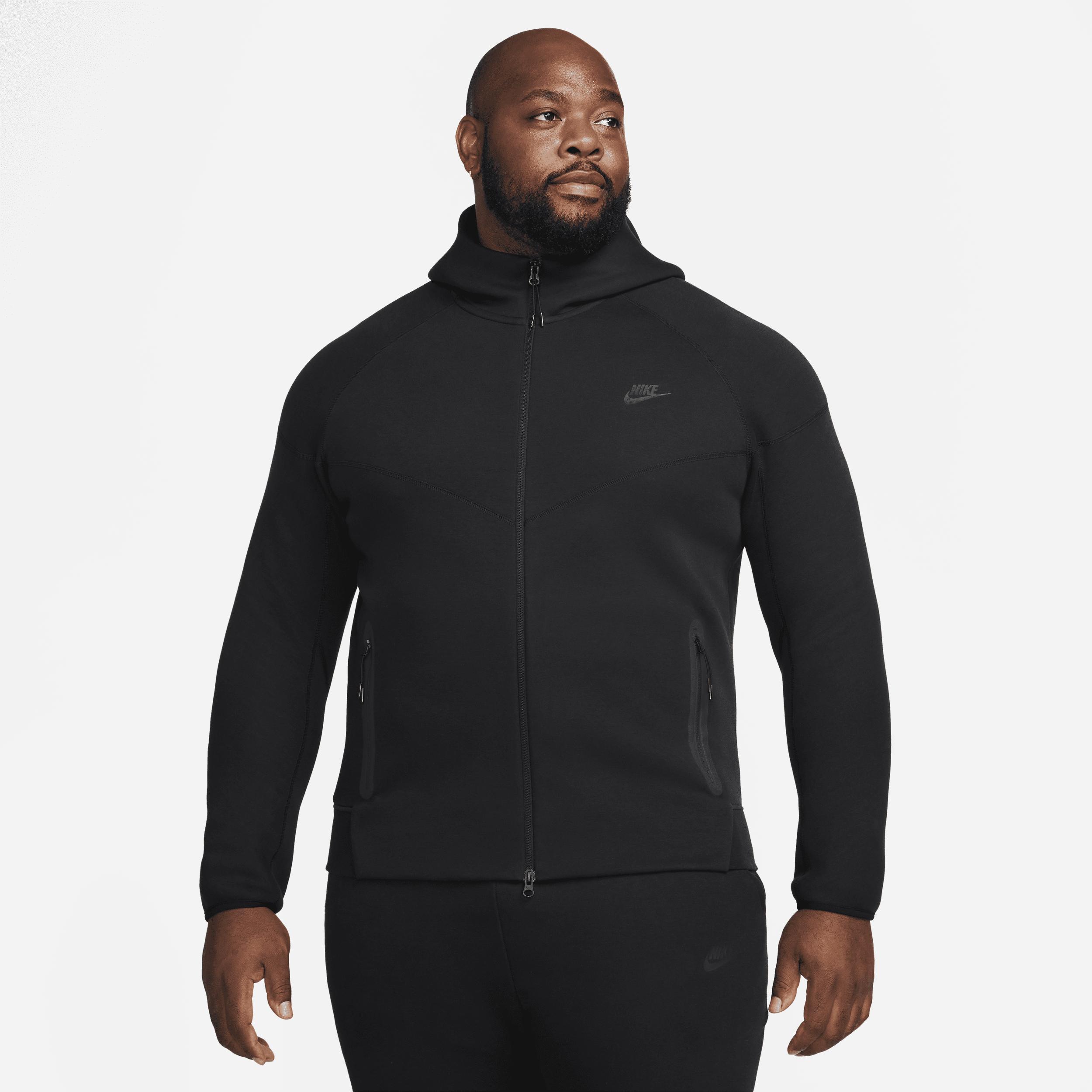 Nike Tech Fleece full zip hoodie in gray Product Image