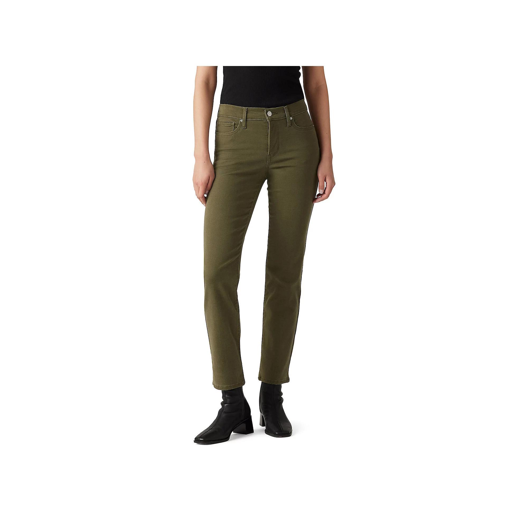 Levis 314 Shaping Straight Leg Mid Rise Jeans Product Image