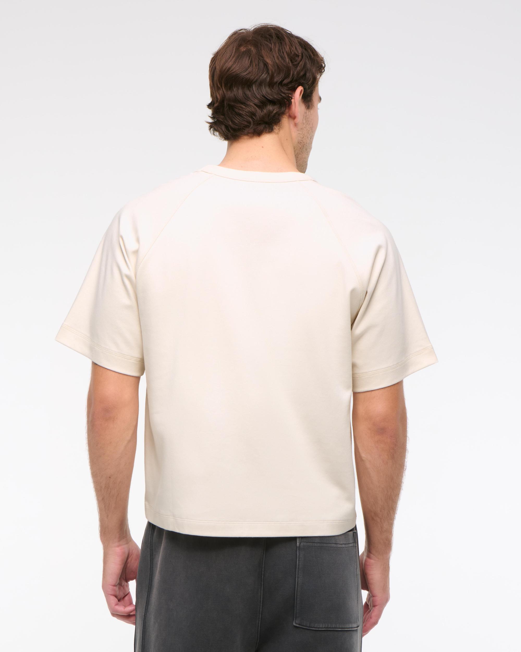 YPB Active Shrunken Cropped Heavyweight Cotton Tee Product Image