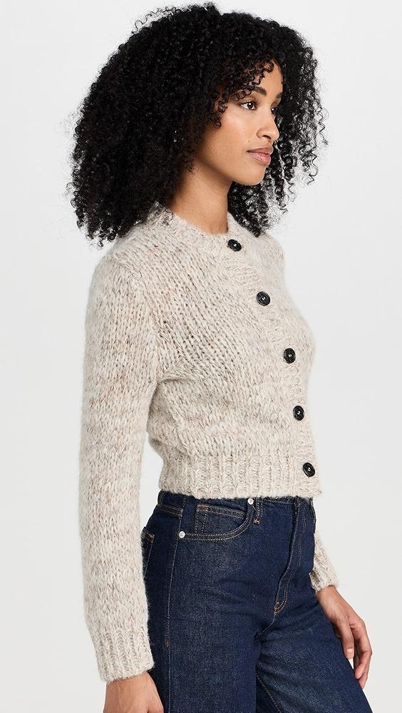 FRAME Marl Cardi Alpaca Sweater | Shopbop Product Image