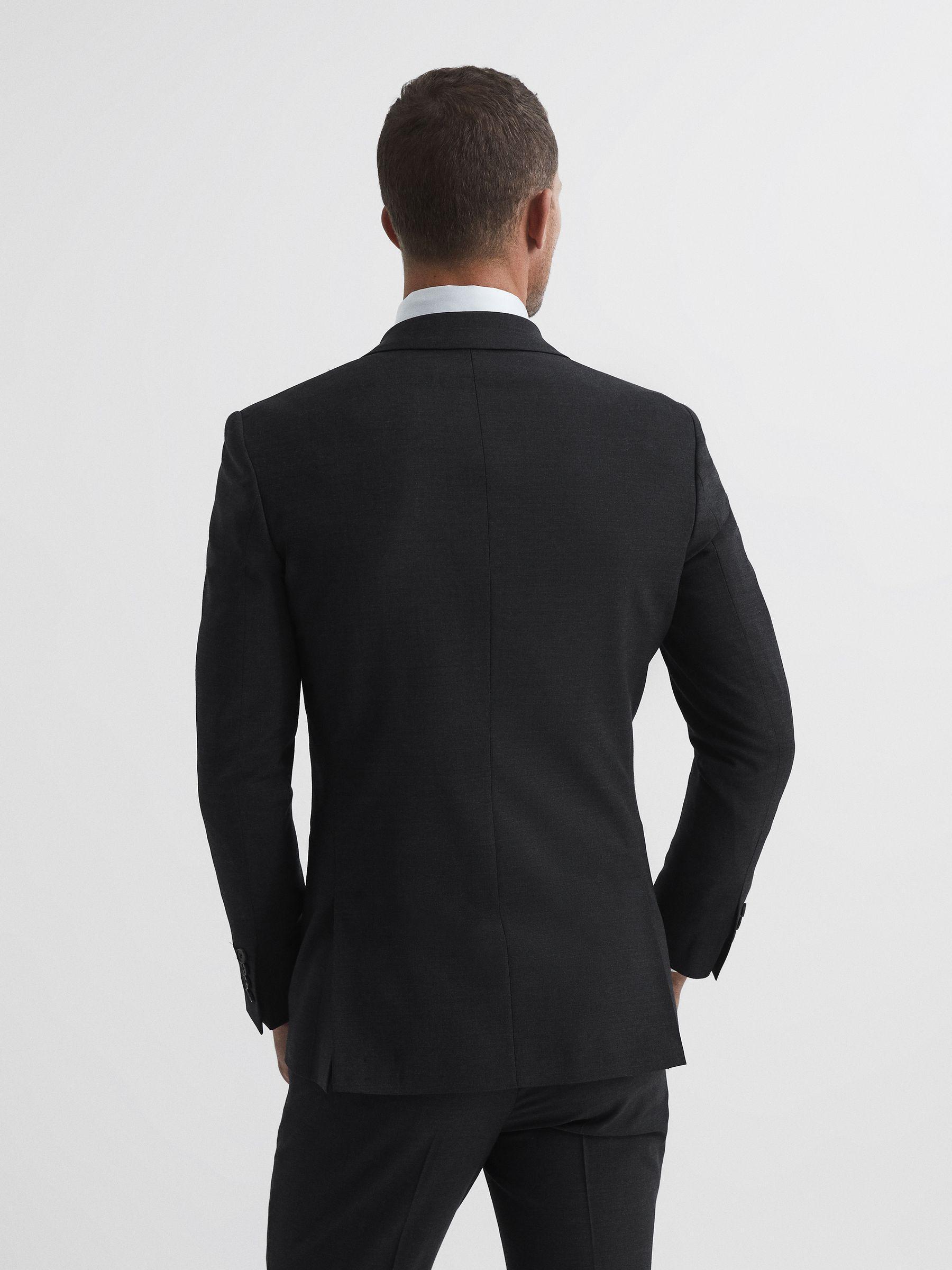 Modern Fit Travel Blazer in Charcoal Product Image