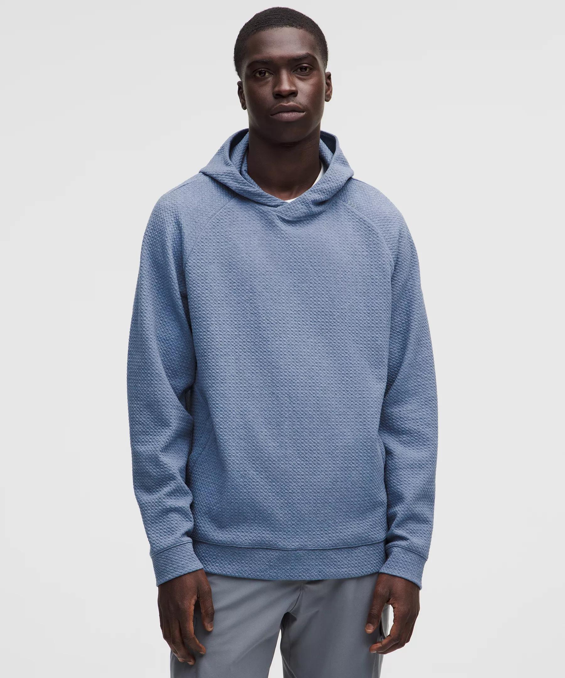 Textured Double-Knit Cotton Hoodie Product Image