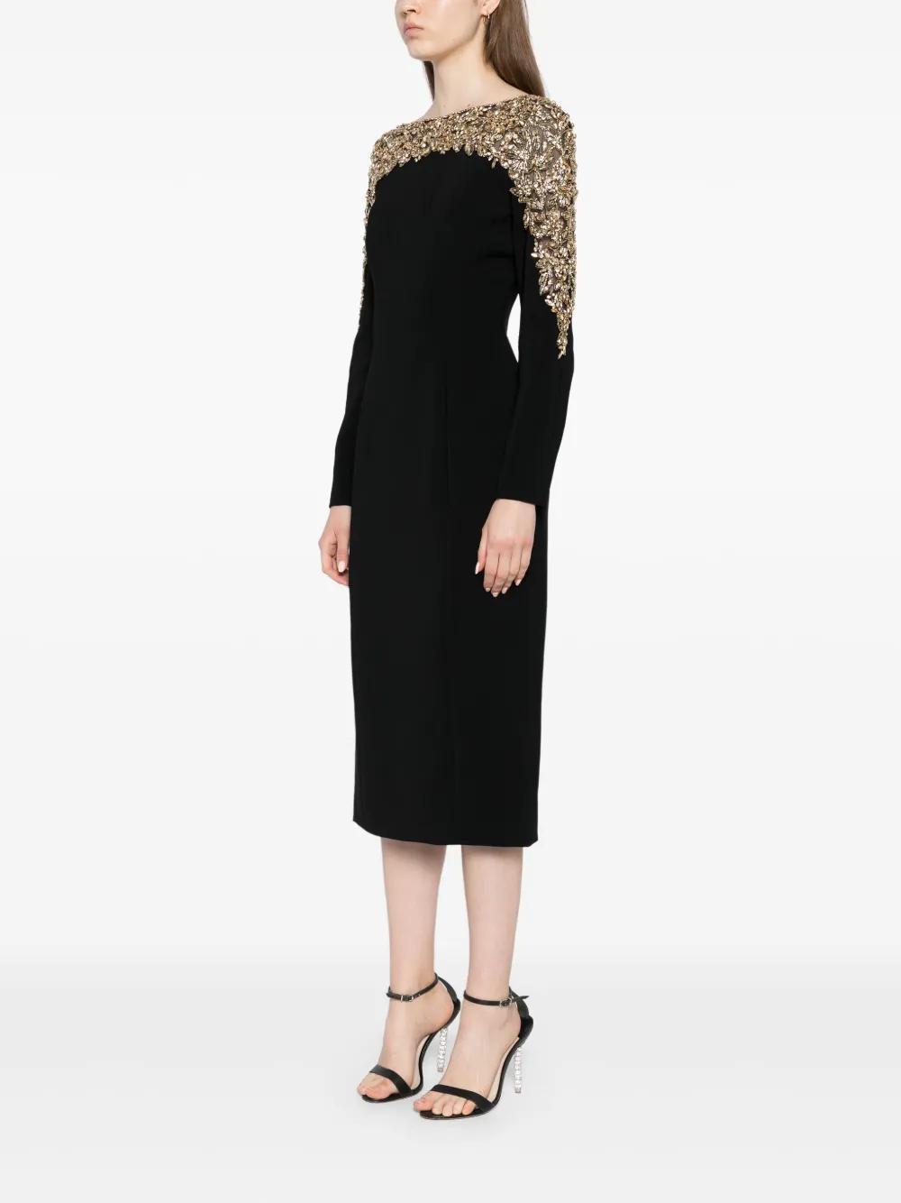 Solstice crystal-embellishment midi dress Product Image