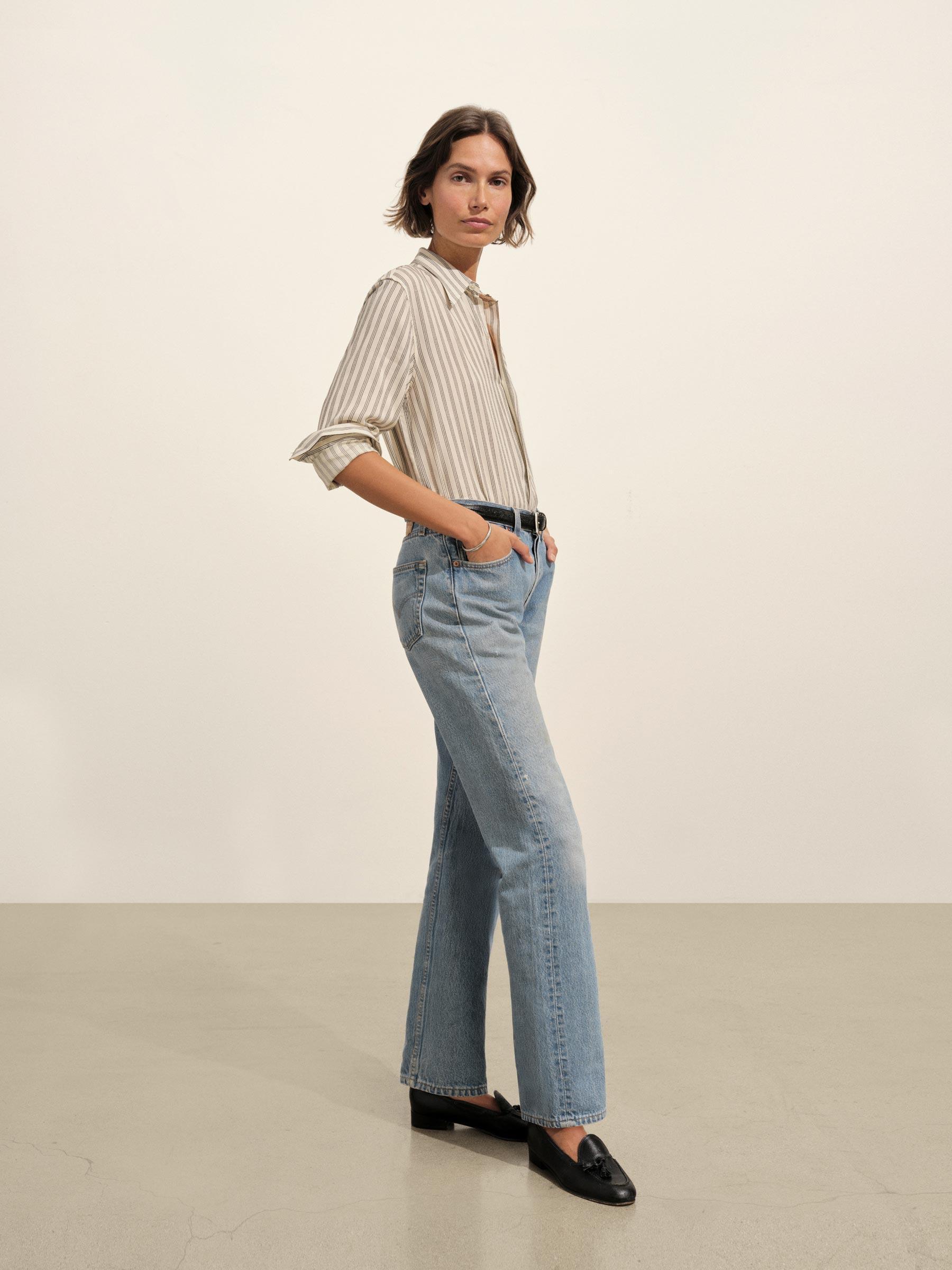Highland Stripe Poet Shirt Product Image