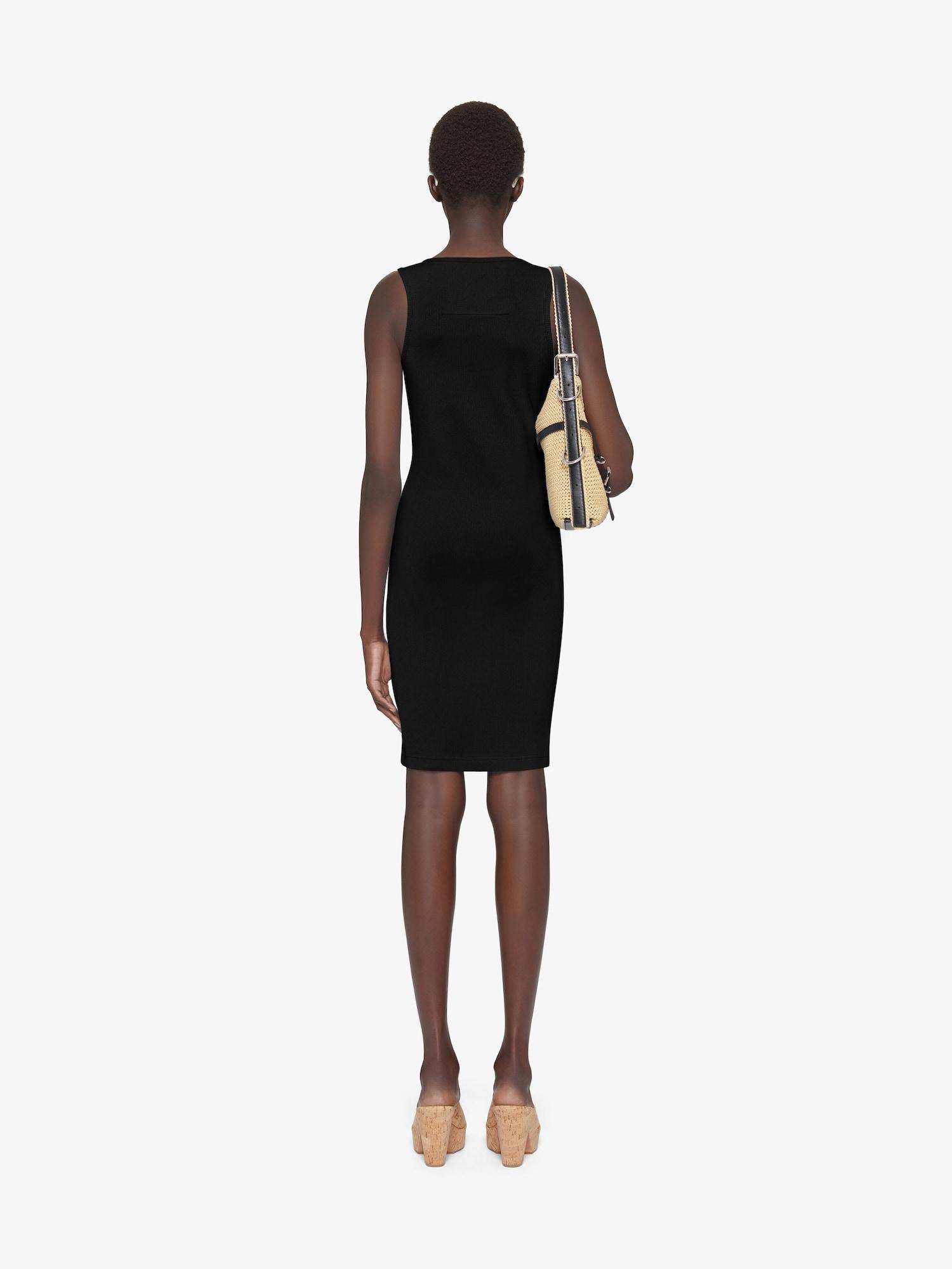 Tank dress in cotton with 4G detail Product Image