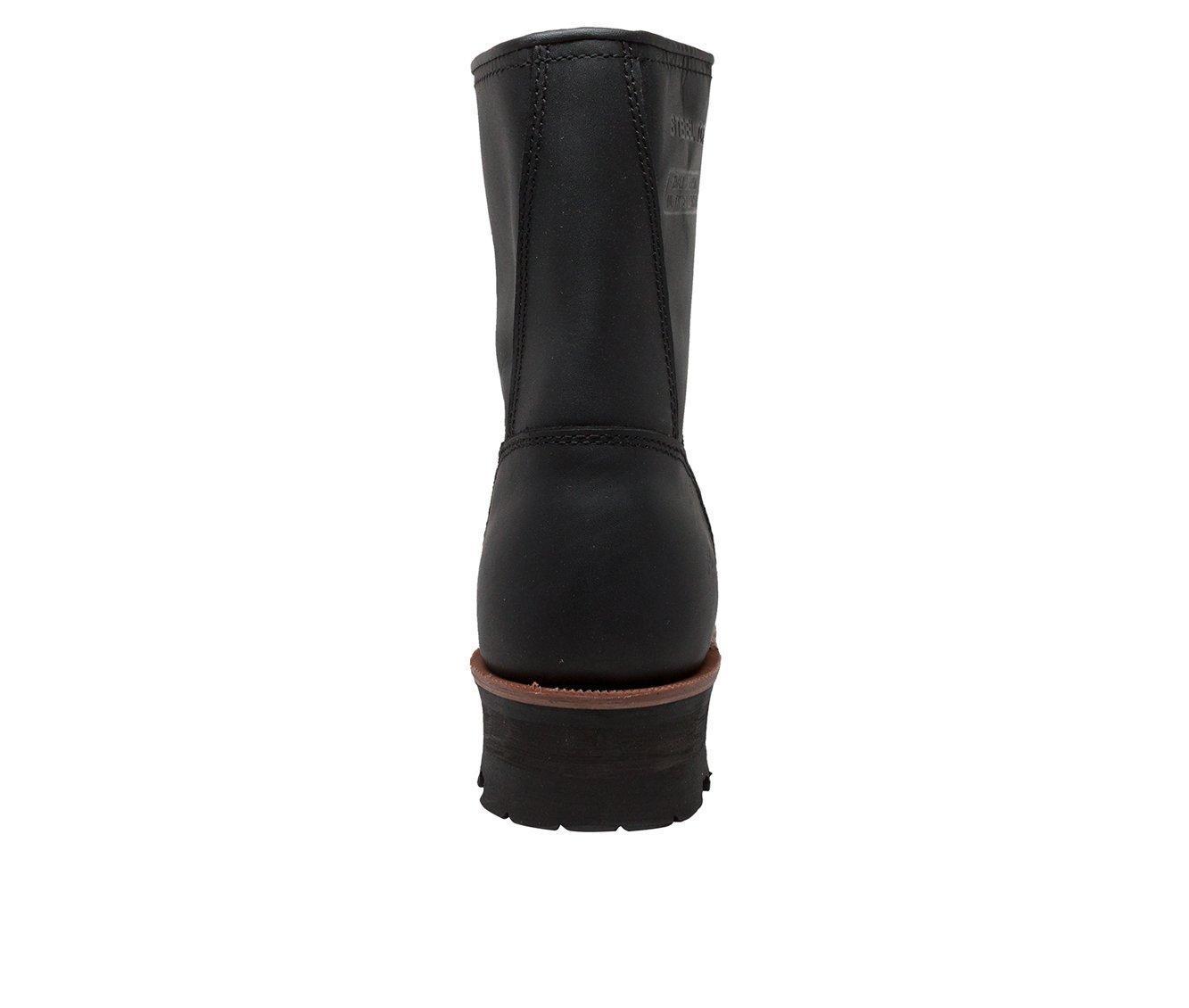 Men's AdTec 9" Waterproof Steel Toe Logger Work Boots Product Image