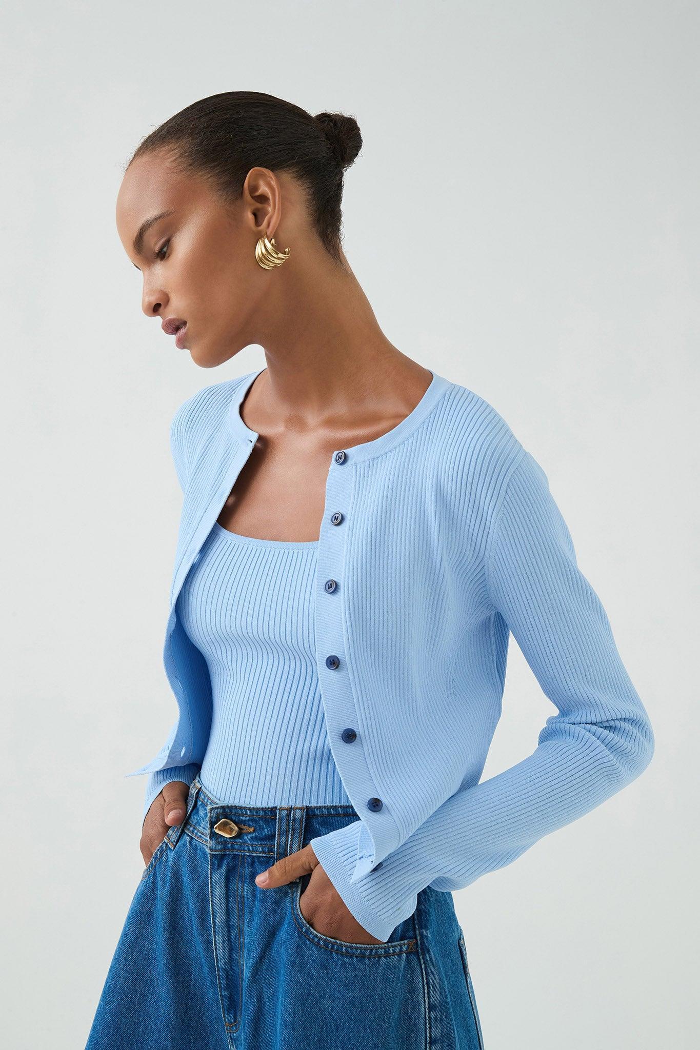 Deia Rib Knit Top Product Image