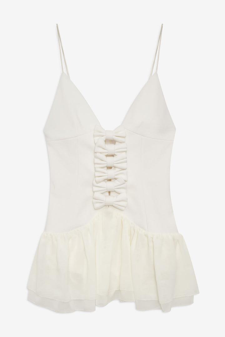 Josie Micro Mini Dress — Ivory Product Image