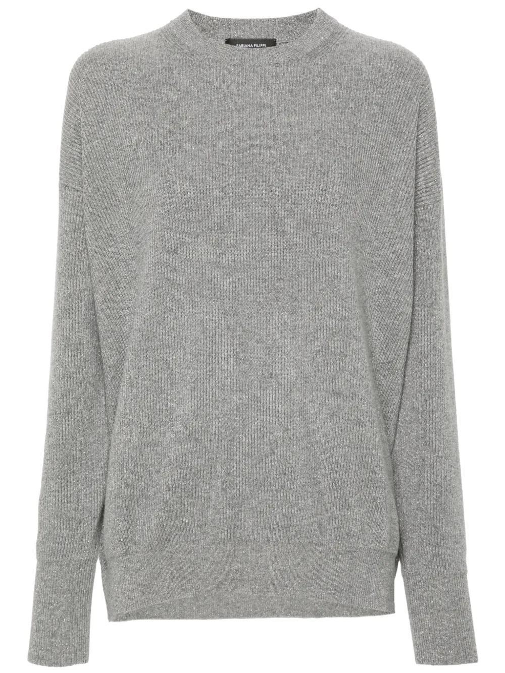 FABIANA FILIPPI Platinum Jumper In Grey Product Image