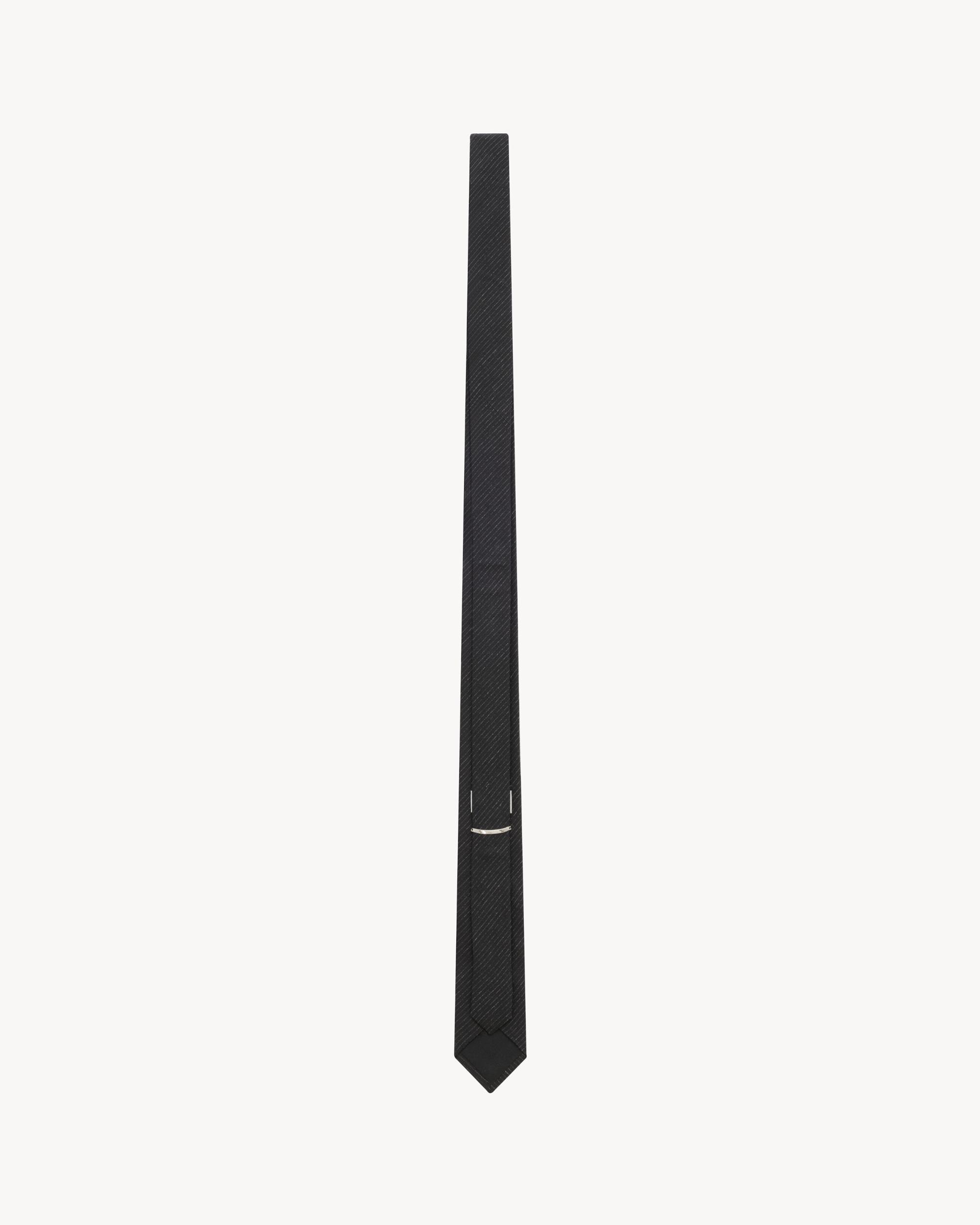 striped tie in silk and viscose Product Image