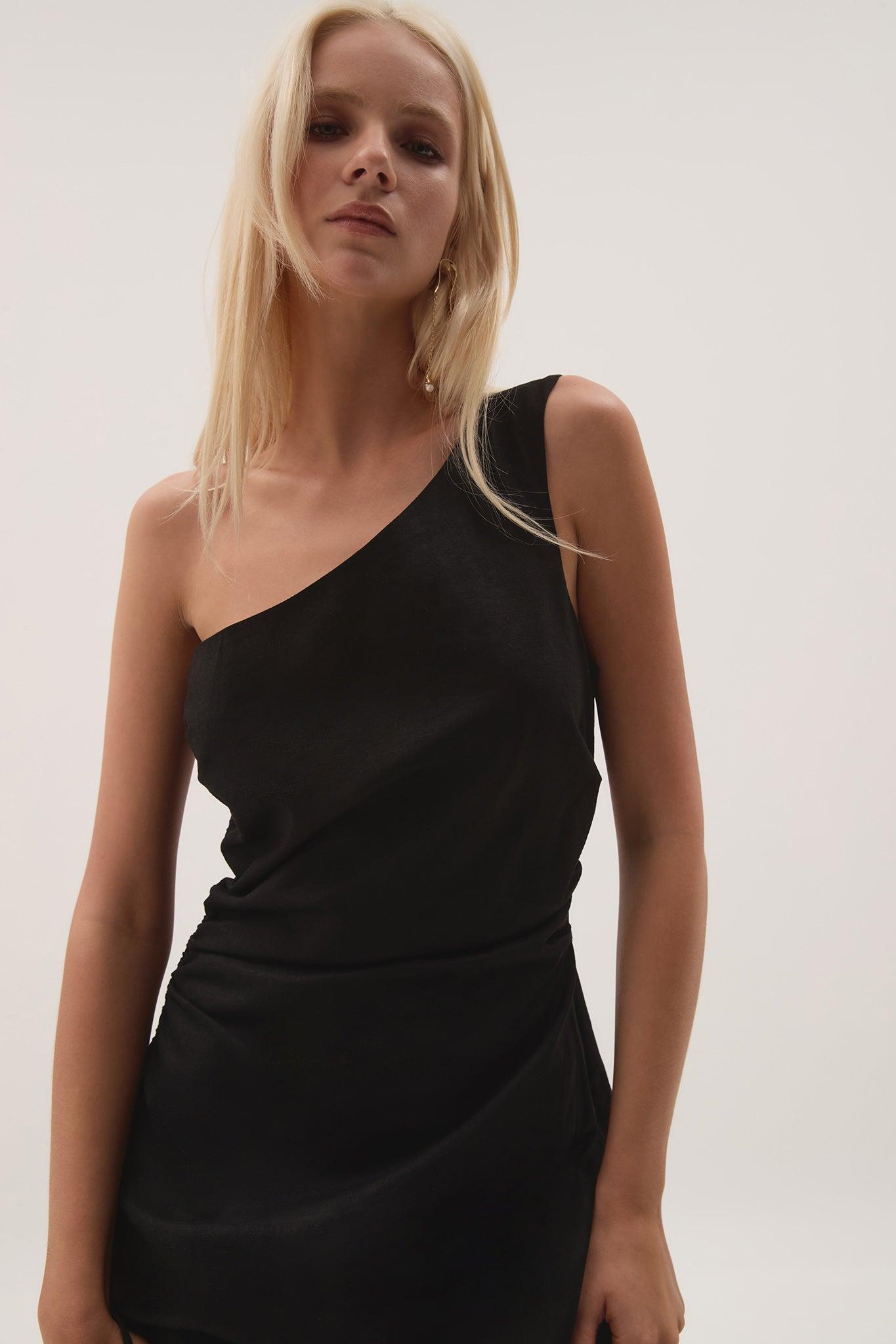 Daze One Shoulder Maxi Dress Product Image