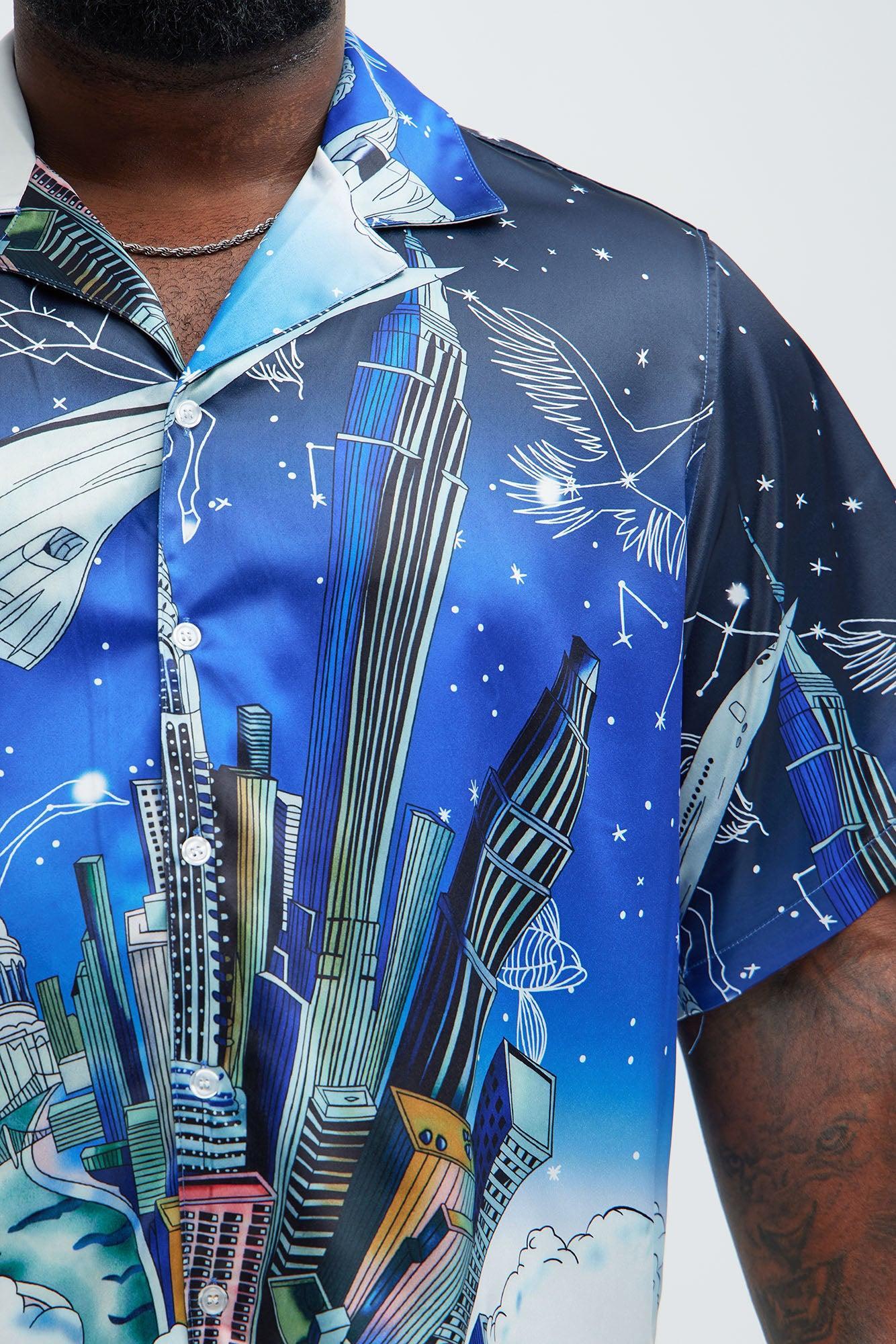 Skyline Shirt - Blue/combo Product Image