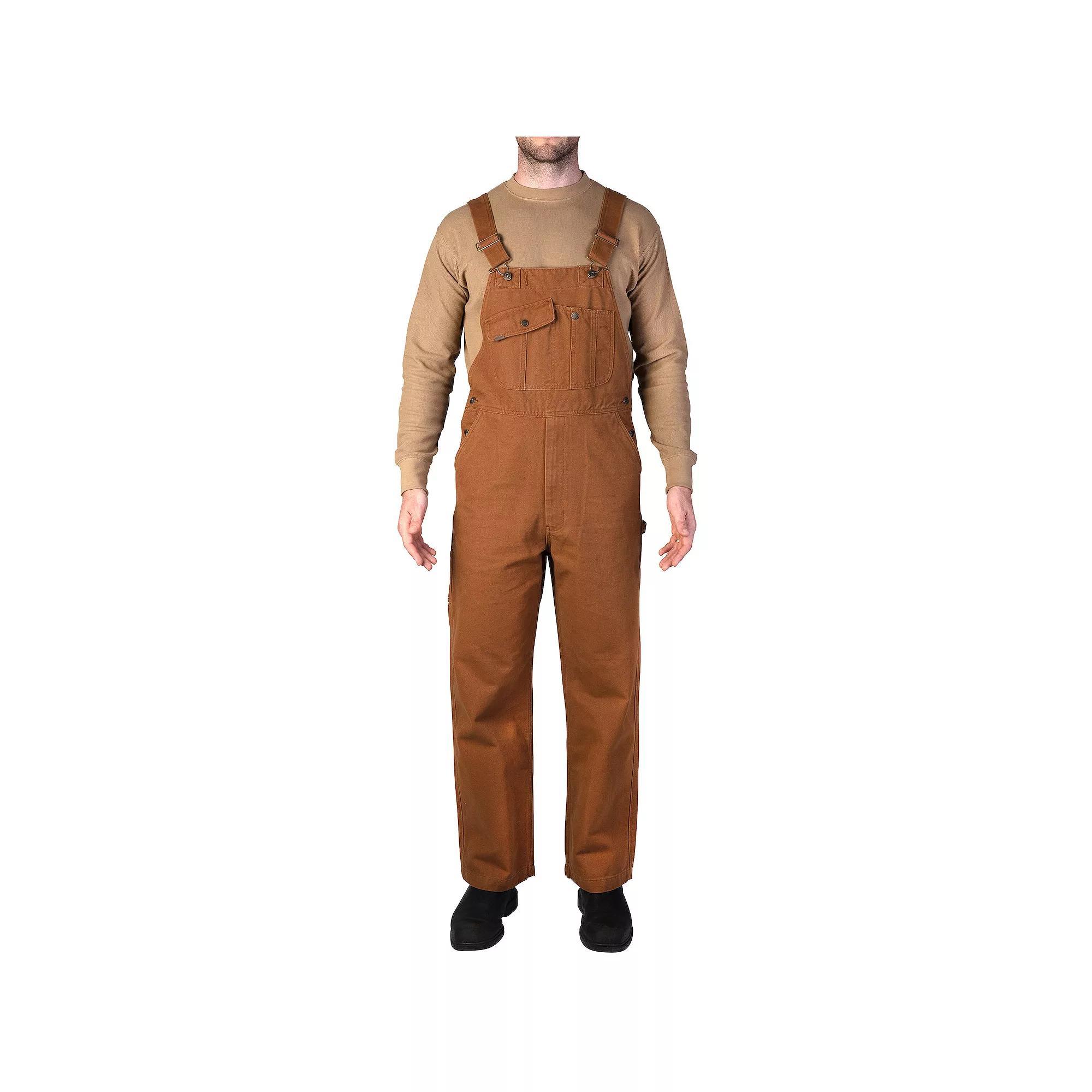Smith's Workwear Duck Canvas Bib-Overall, Men's, Size: 38 X 32, Camel Brown Product Image