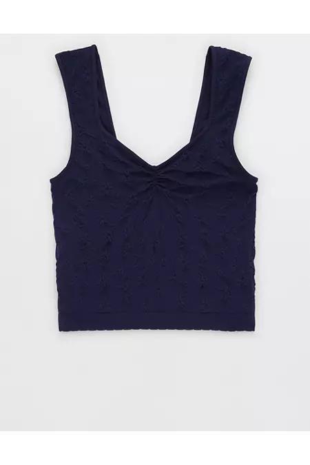 Superchill Seamless Floral Jacquard Bra Top Women's Product Image