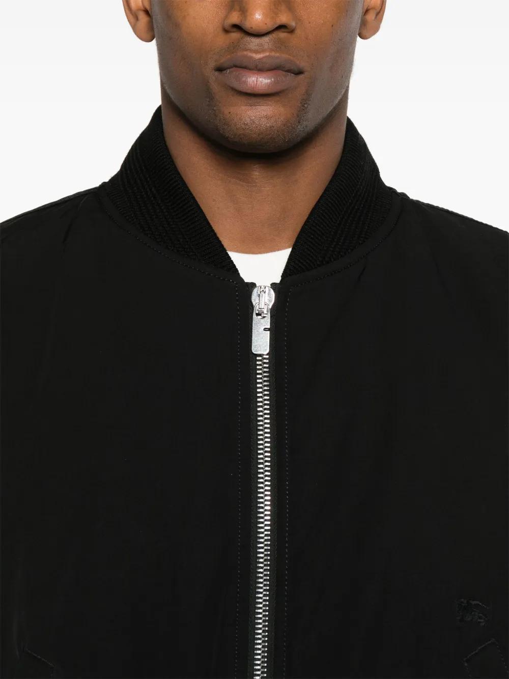 zip-up bomber jacket Product Image