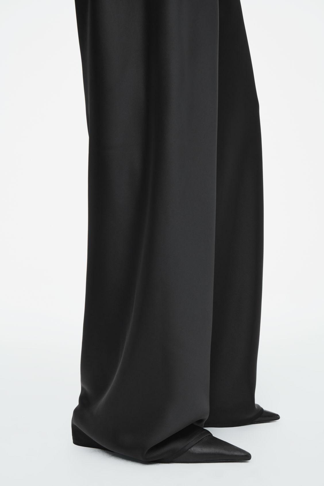 ELASTICATED SATIN PANTS Product Image