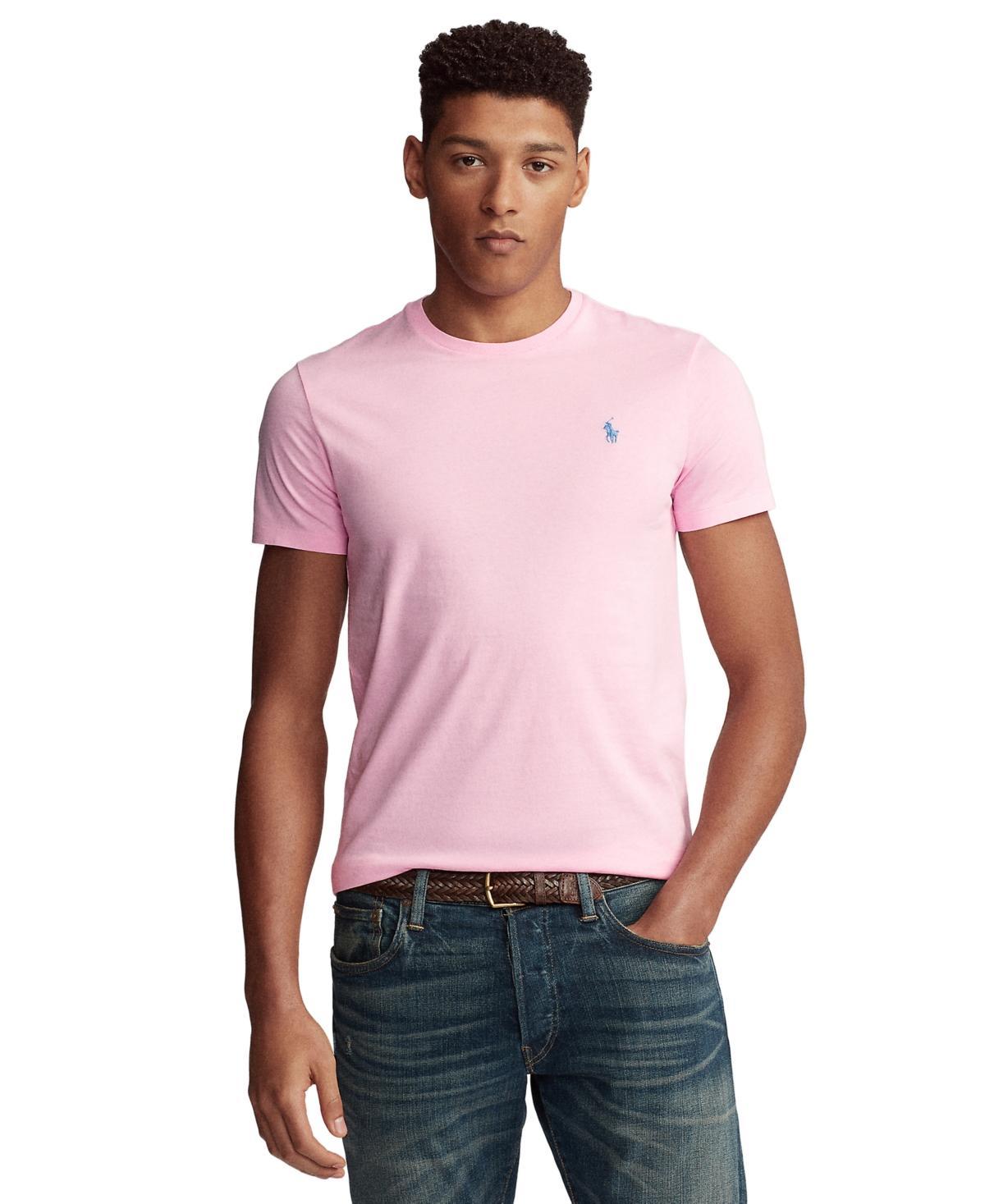 Polo Ralph Lauren Mens Classic-Fit Jersey Crewneck T-Shirt Product Image