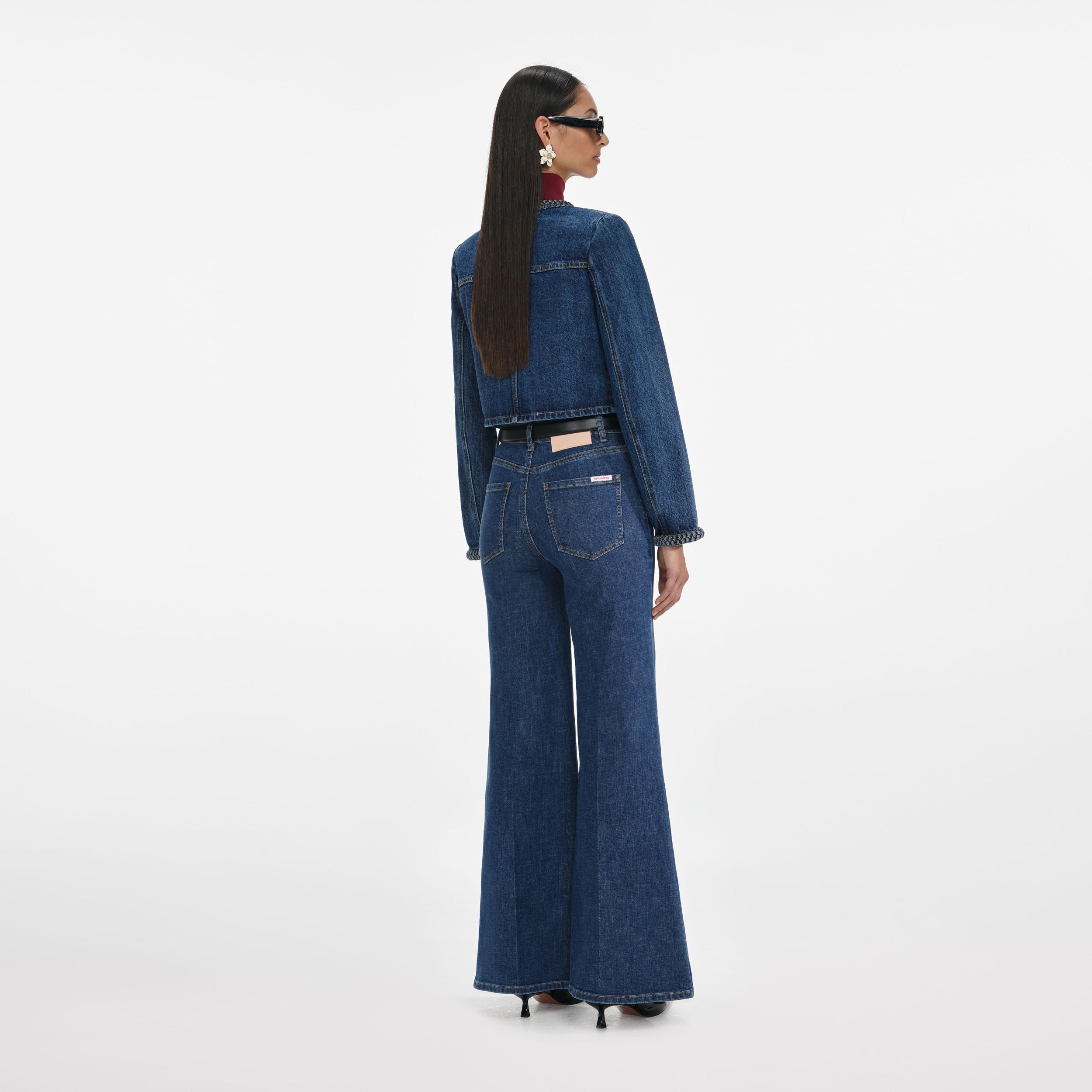 Denim Braided Jacket Product Image