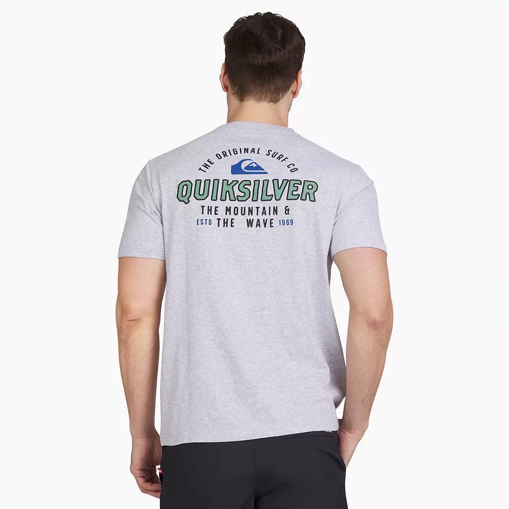 Men's Quiksilver Short Sleeve Graphic Tee, Size: Medium, Blue Blazer Product Image