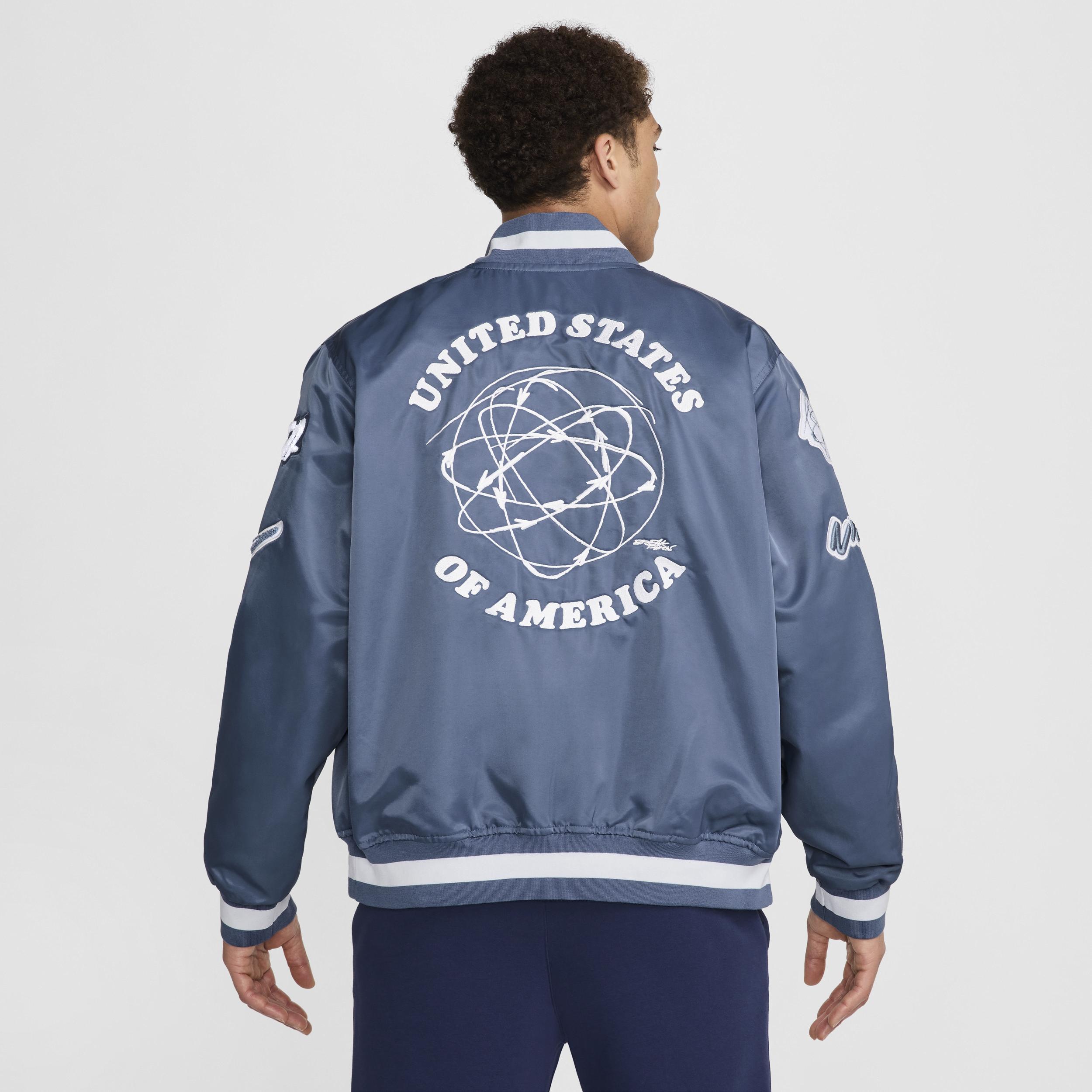 USA Dugout Nike Mens Breaking Satin Jacket Product Image