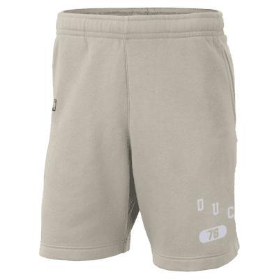 Men's Nike Cream Oregon Ducks Fleece Shorts, Size: Large, Beige Product Image