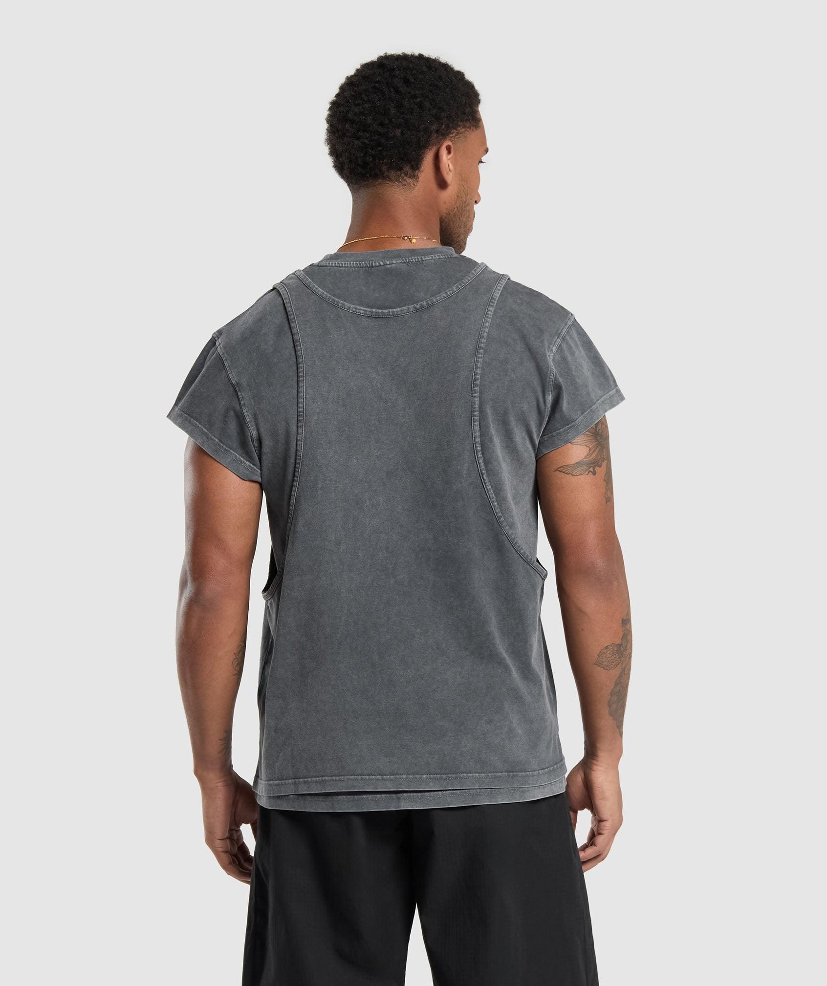 Washed Double Layer T-Shirt Product Image