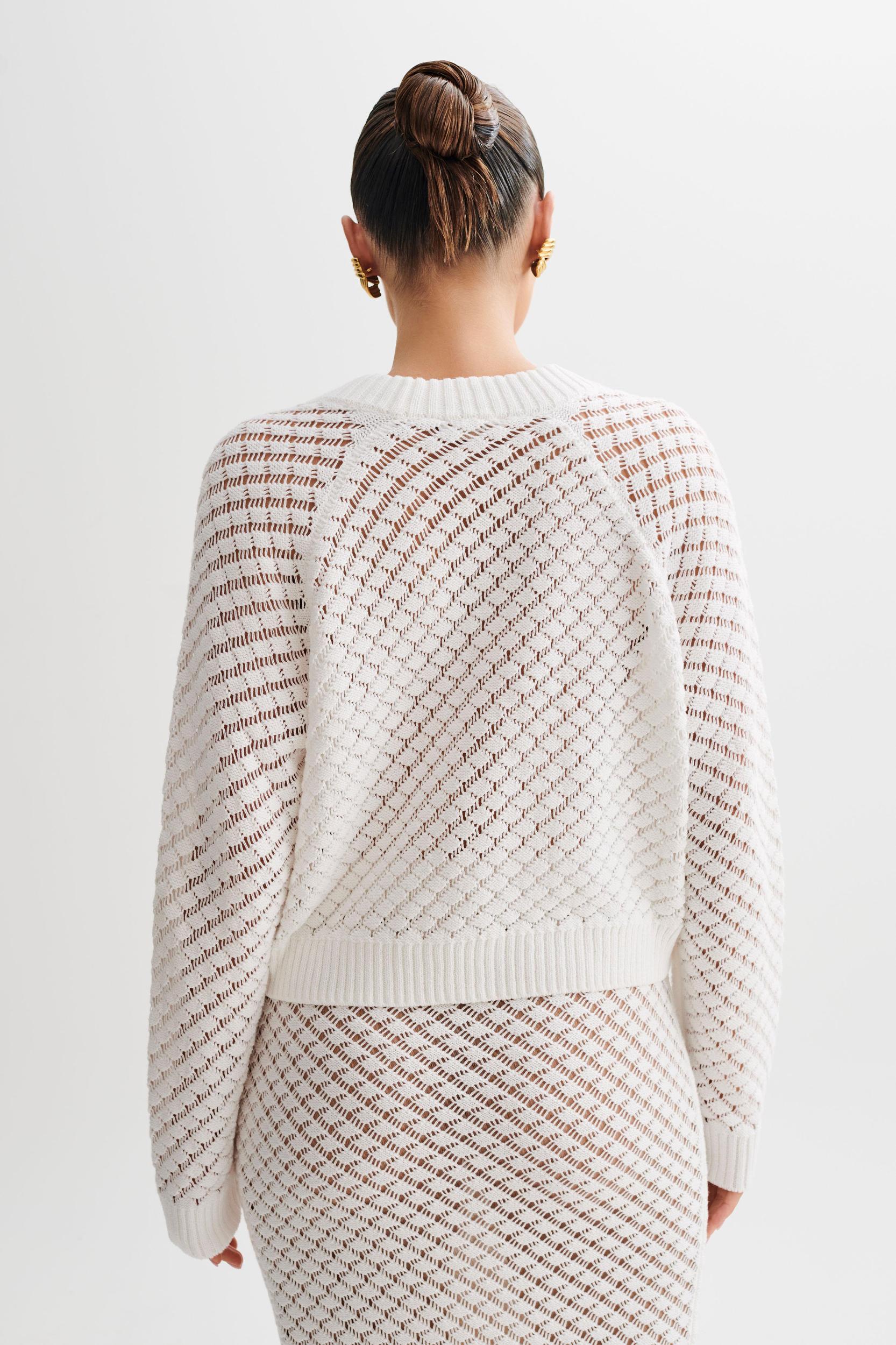 Mirabella Knit Cardigan - Ivory Product Image