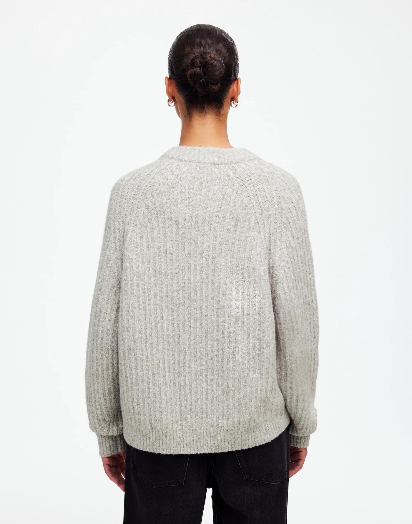 Ribbed Cotton-Blend Sweater Product Image